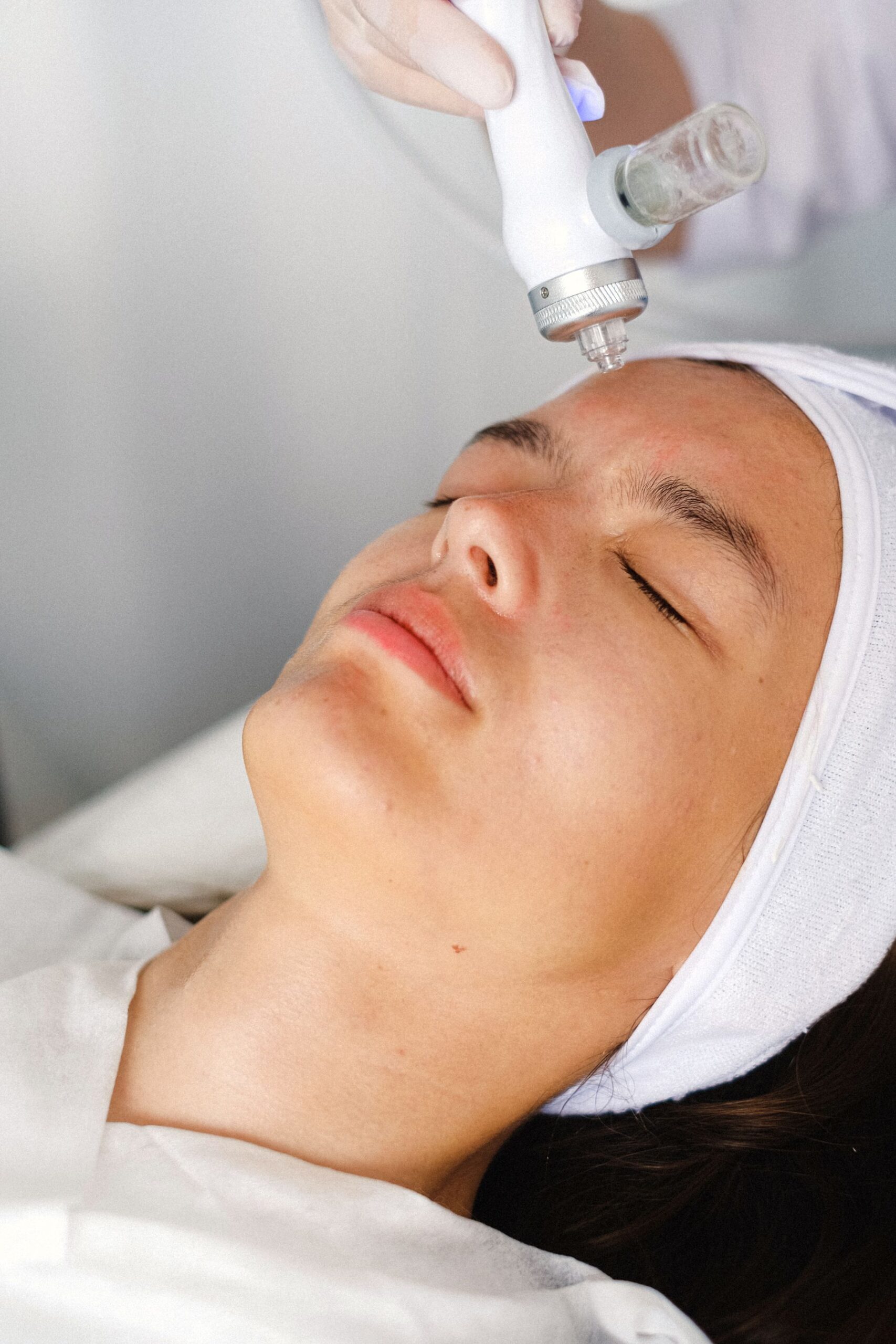 Calm facial treatment