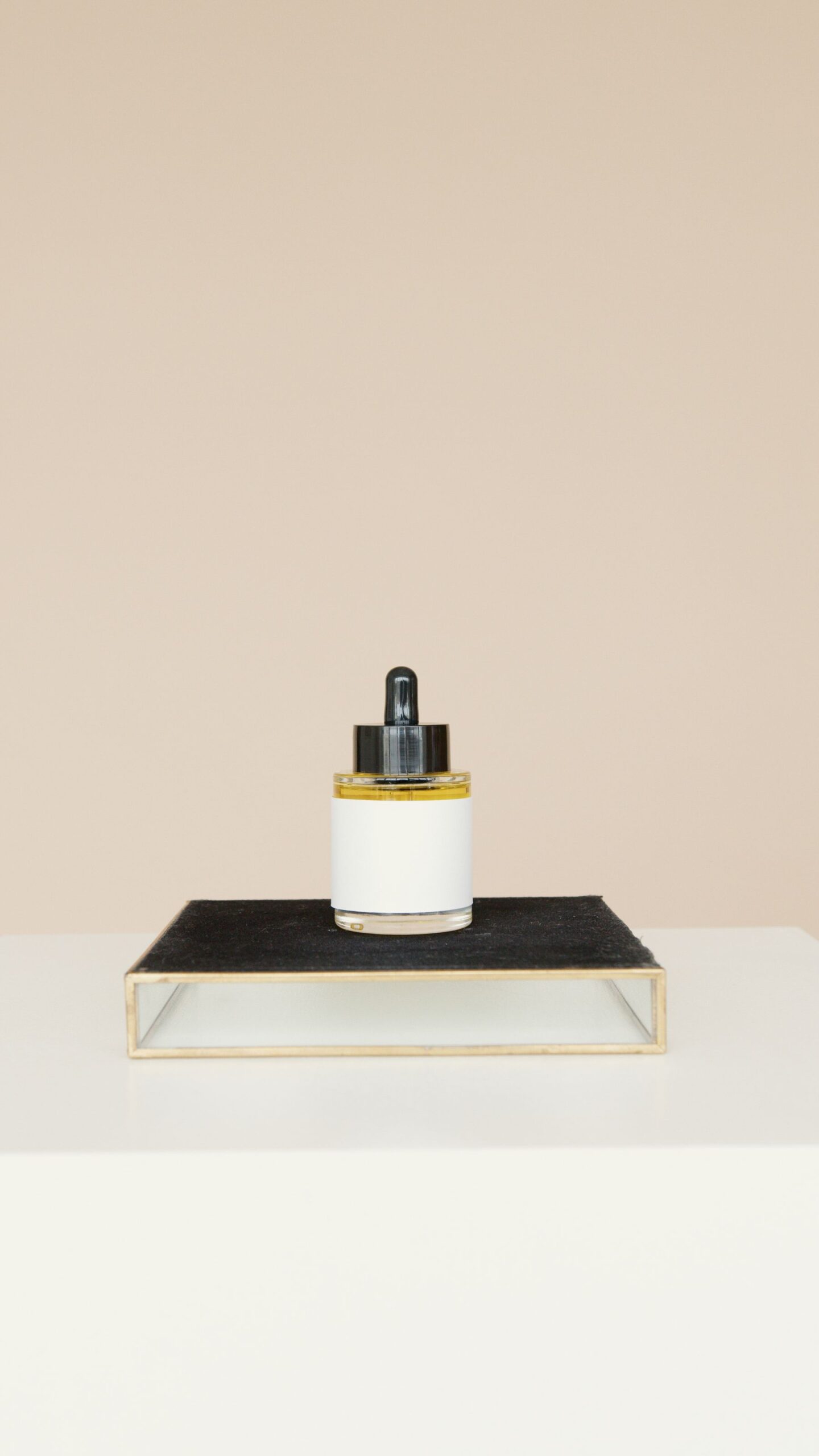 Cream jar on a plinth