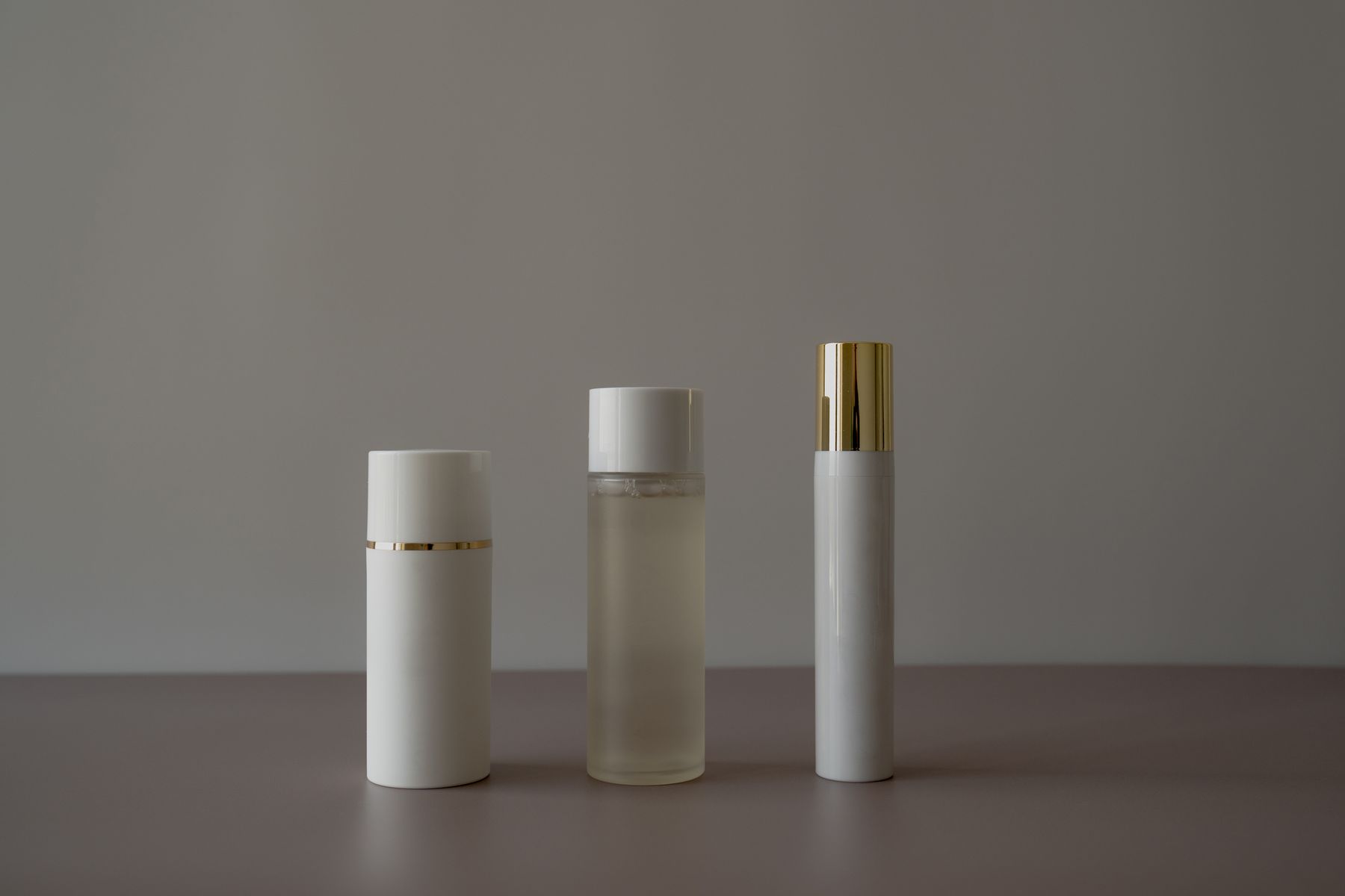 Three skincare products