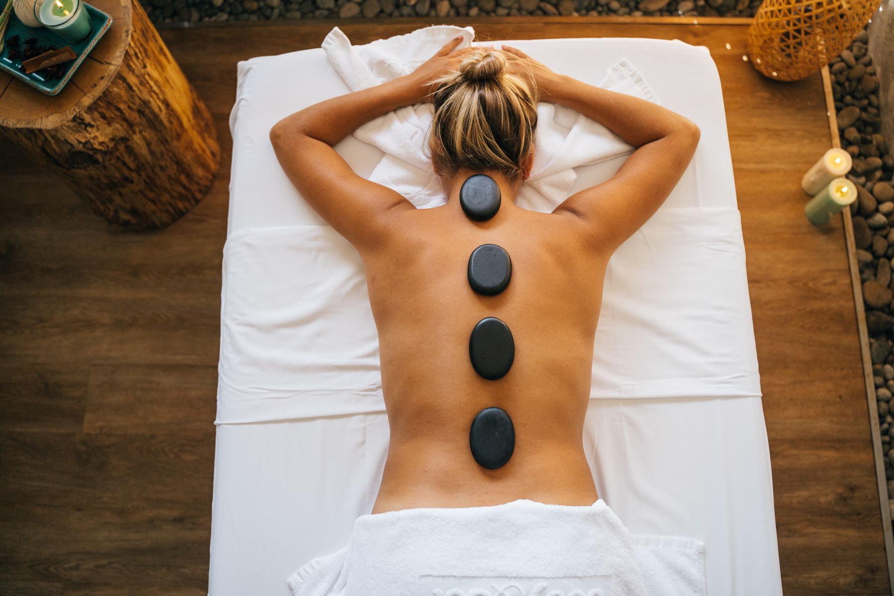 Hot stone massage