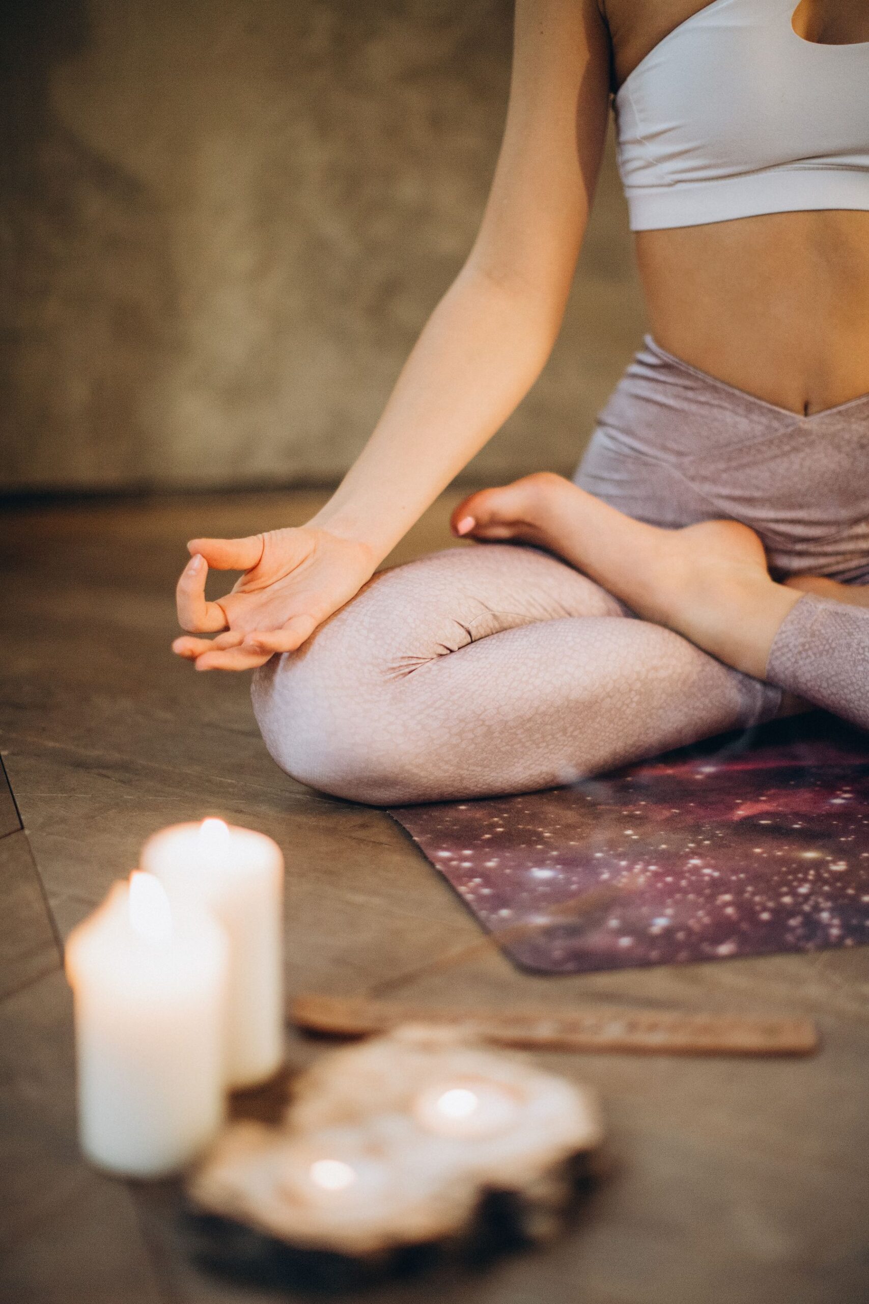 Meditation with incense