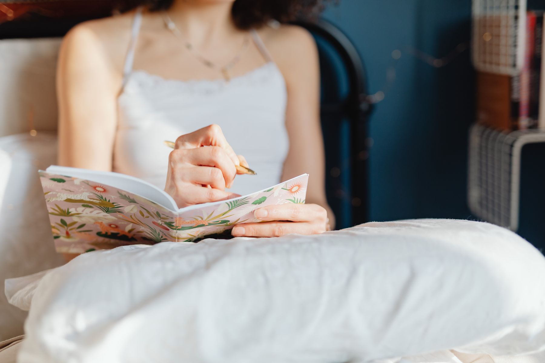 Writing in a journal