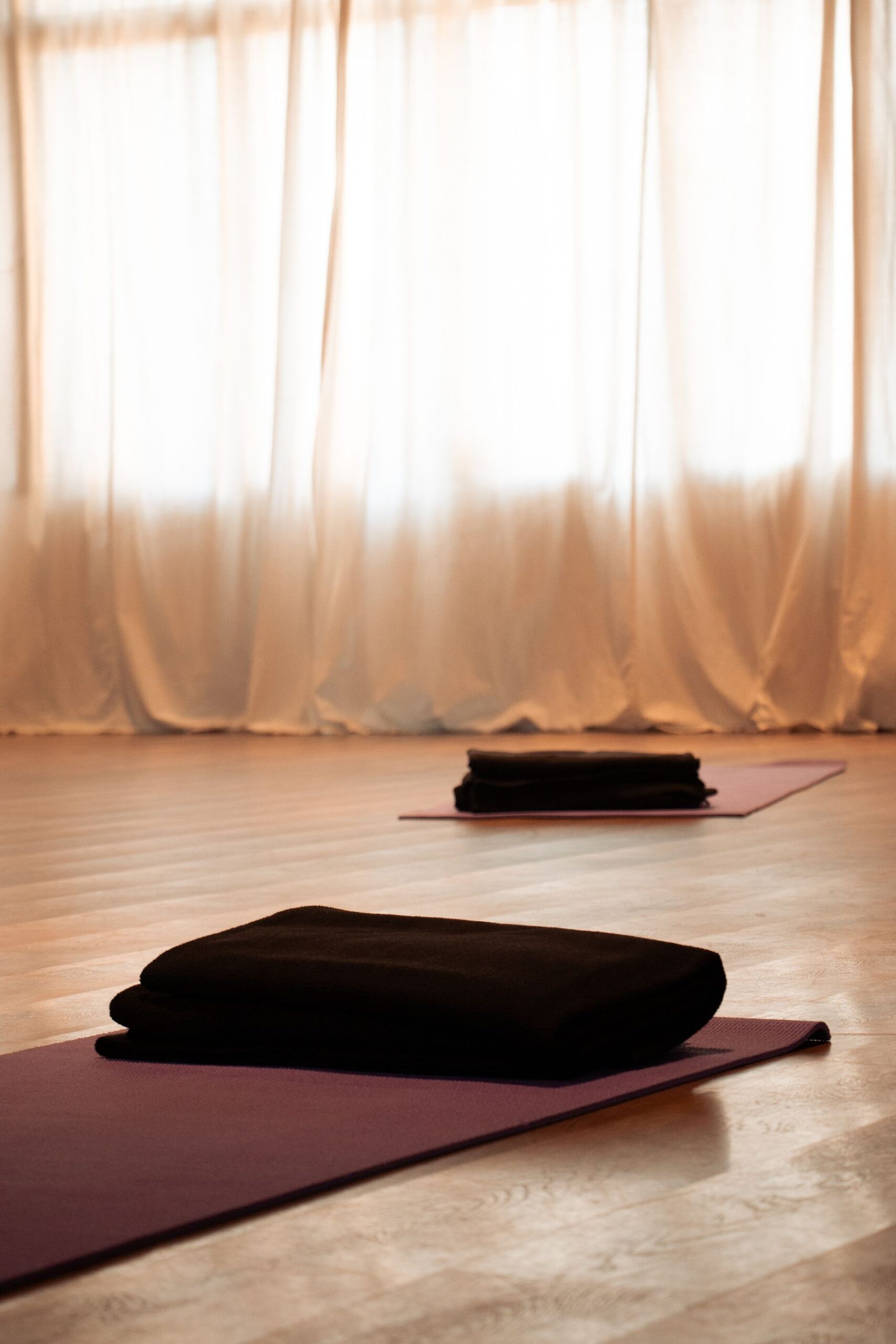 Calm yoga studio